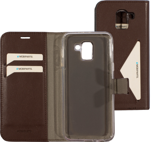 Mobiparts Classic Wallet Case Samsung Galaxy J6 (2018) Brown