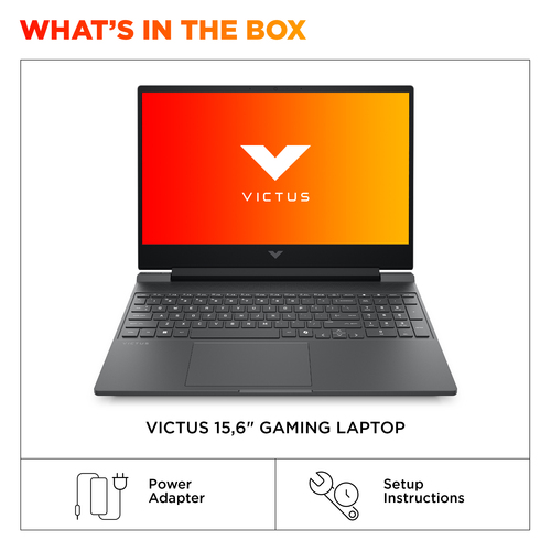 HP Victus Gaming 15-fa2300na C17WHEA Intel Core i5-13420H 16GB RAM 512GB SSD Rtx 4050 15.6" Windows 11 Home Laptop + HyperX Pulsefire Wired Mouse and Mouse Pad - image 7
