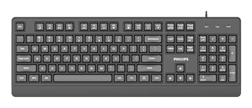 Philips 2000 series SPK6247B/15 keyboard Universal USB QWERTY Black