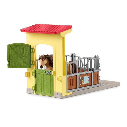 Schleich Farm World - Ponystal met IJslanderhengst speelfiguur, afbeelding 4