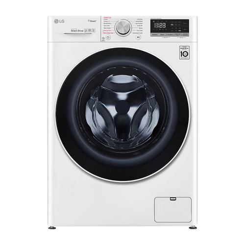 LG F4V5RGP0W washer dryer Freestanding Front-load White