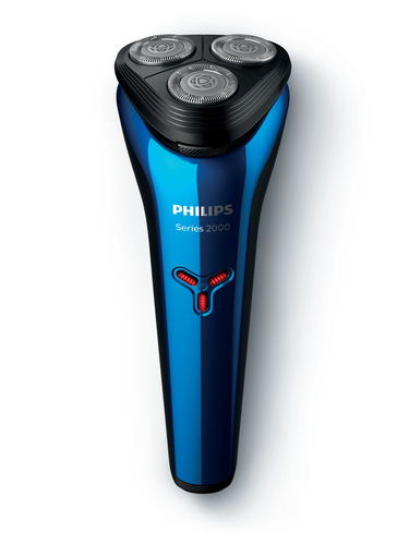 Philips 2000 series S2303/02 men's shaver Rotation shaver Black, Blue