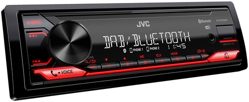 JVC KD-X272DBT car media receiver Black, Red – image 2