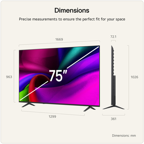 LG 75 SMART TV FHD – image 4
