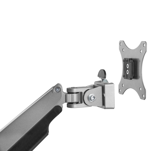 StarTech.com Desk Mount Monitor Arm, Heavy Duty Ergonomic VESA Monitor Arm, Single Display up to 9kg, Full Motion, Height Adjustable, Articulating, Aluminum, C-Clamp/Grommet, Silver - Small Footprint Design Monteringssæt LCD display 12-34 – billede 6