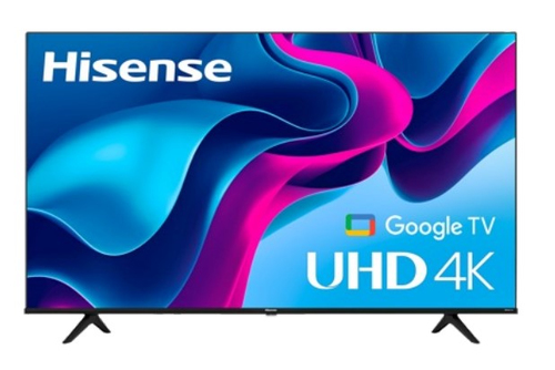 55A65K TV HISENSE 55 4K UHD/GoogleTV/Control de Voz/120MR/Dolby Vision HDRHDR10Bluetooth/Chromecast/Alexa 55A65K