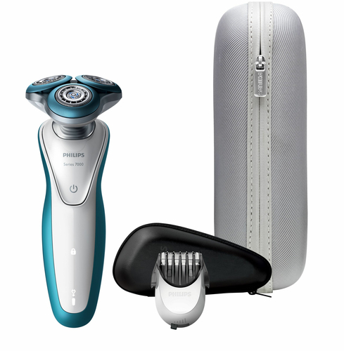 Philips SHAVER Series 7000 S7310/67 men's shaver Rotation shaver Blue, Silver – image 2