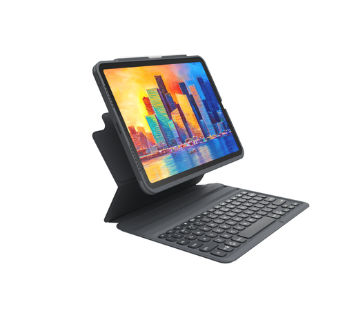 ZAGG Keyboard Pro Keys-Apple-iPad 10.9-Black/Grey-German. Keyboard language: German. Brand compatibility: Apple, Compatibi