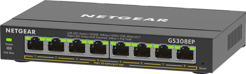 NETGEAR 8PT GE Plus Switch W/POE+