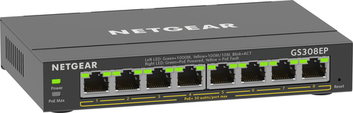 NETGEAR 8PT GE Plus Switch W/POE+