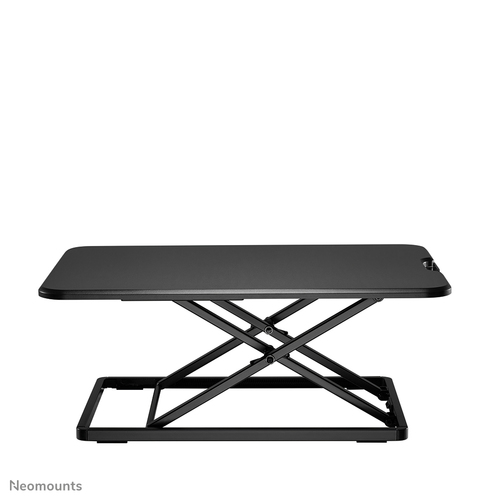 Neomounts by Newstar sit-stand workstation. Product colour: Black, Maximum weight capacity: 8 kg, Frame material: Steel. W