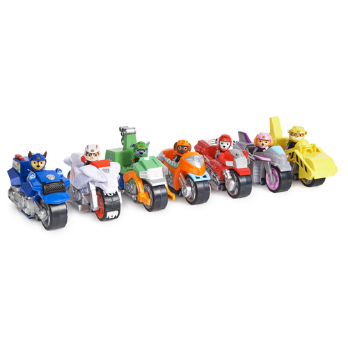 Forstyrret frø Picket Specs PAW Patrol , Moto Pups Zuma's Deluxe Pull Back Motorcycle Vehicle  with Wheelie Feature and Toy Figure Toy Vehicles (6060228)