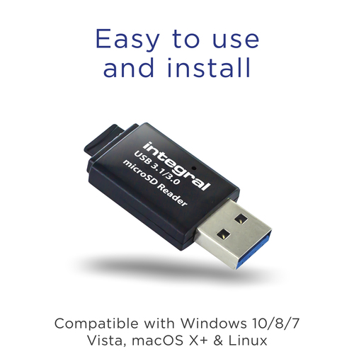 Integral USB 3.0 CARD READER SINGLE SLOT MICRO SD ETAIL – image 6