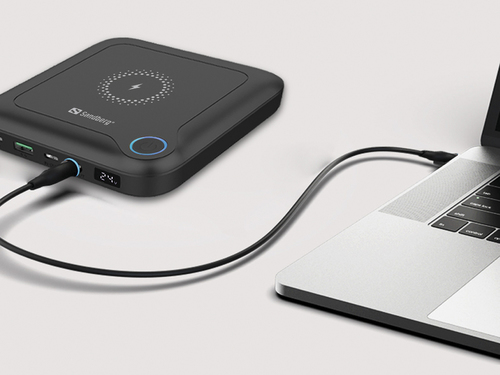 Sandberg 421-46 powerbank Lithium-Ion (Li-Ion) 25000 mAh Draadloos opladen Zwart, afbeelding 4
