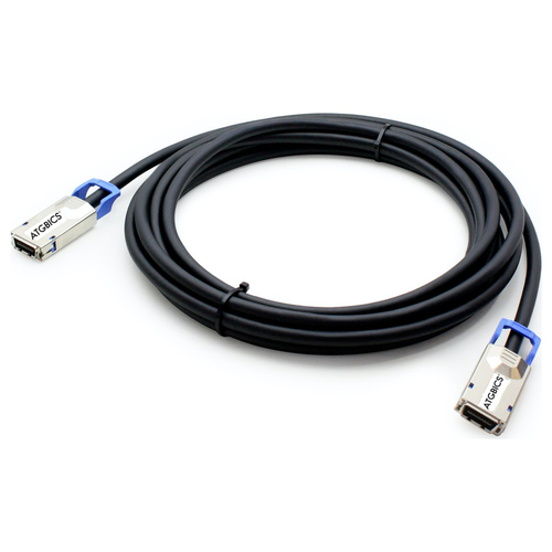 ATGBICS AL4518003-E6-C koaksiaalkaabel 3 m CX4 Must