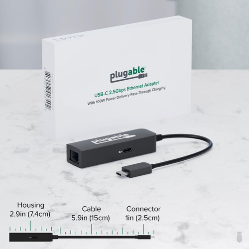 Plugable Technologies USB C to Ethernet Adapter – image 7