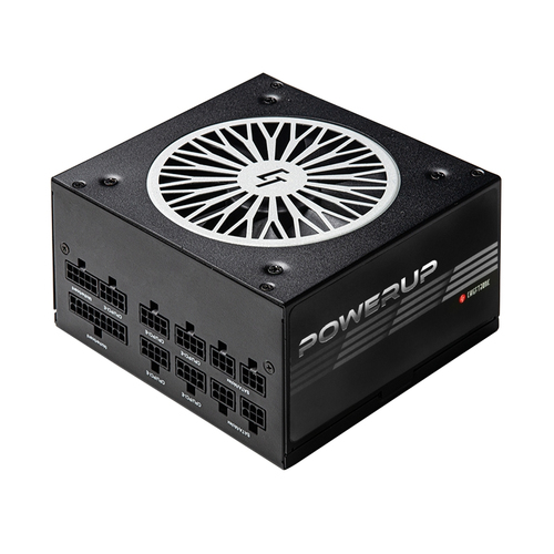 Chieftec PowerUp GPX-850FC toiteallika komponent 850 W 20+4 pin ATX ATX Must