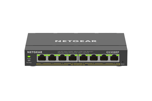 NETGEAR 8PT GE Plus Switch W/POE+