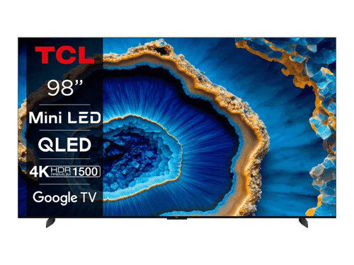 TCL QM8 98QM8B TV 2.49 m (98") 4K Ultra HD Smart TV Wi-Fi Titanium 1600 cd/m²