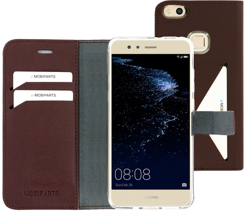 Mobiparts Classic Wallet Case Huawei P10 Lite Brown – image 1