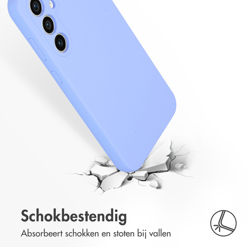 Accezz Liquid Silicone Backcover Samsung Galaxy S23 FE - Paars, afbeelding 4