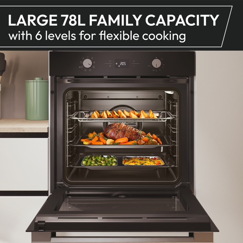 Hoover HO6 H3T1HTX Built In Electric Single Oven - Stainless Steel - A+ Rated, Stainless Steel - image 4