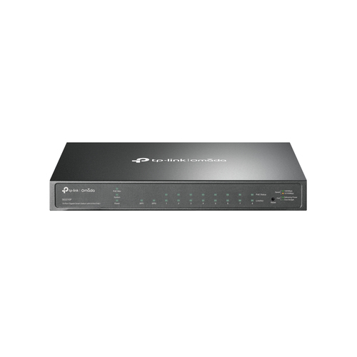 TP-Link Omada SG2210P сетевой коммутатор Управляемый L2/L2+ Gigabit Ethernet (10/100/1000) Питание по Ethernet (PoE) Черный