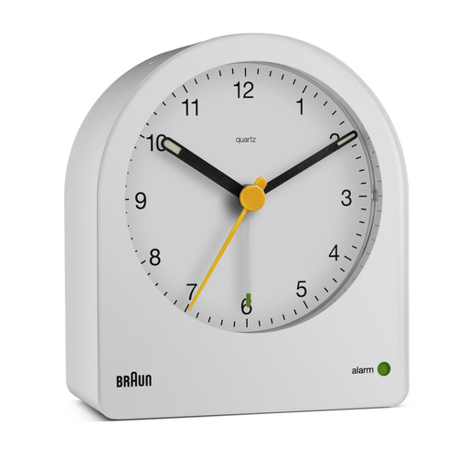 Braun BC22W modinātājpulkstenis/taimeris Kvarca modinātājpulkstenis Balts
