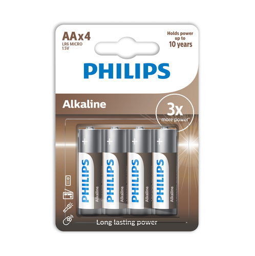 Philips LR6A4B/10 majapidamispatarei Ühekordne patarei AA Aluseline