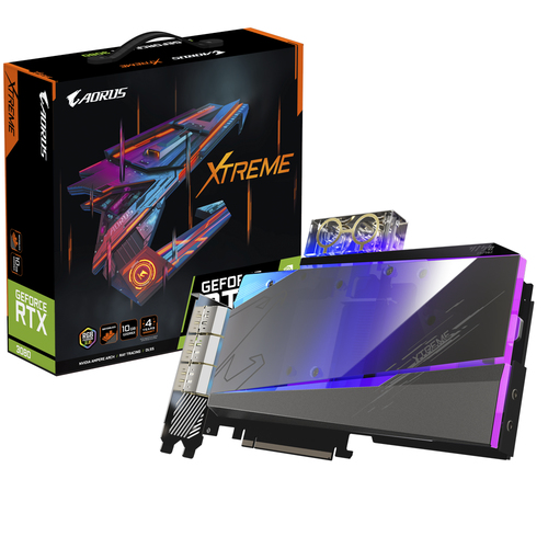 GIGABYTE AORUS GeForce RTX 3080 XTREME WATERFORCE WB 10G (rev. 1.0) NVIDIA 10 GB GDDR6X