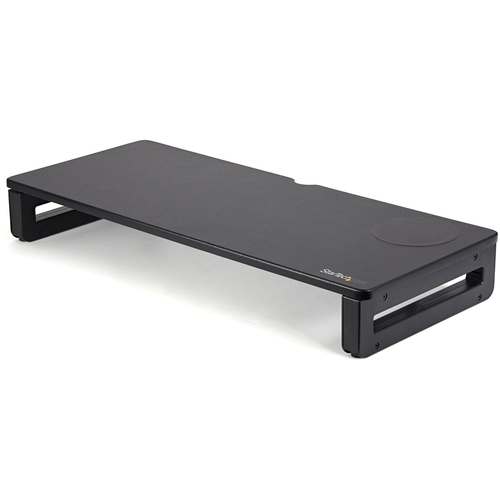 MONITOR RISER STAND WITH WIRELESS CHARGING PAD - 15W QI CHARGER FOR PHONE - HEIG