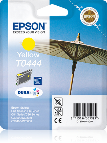 Epson Parasol Singlepack Yellow T0444, DURABrite Ink, großvolumig