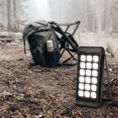 Logilink Solar Powerbank 10000 mAh 2x USB-A QC & 1x USB-C PD, afbeelding 8