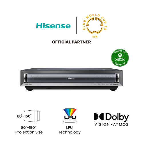 Hisense PX3 4K Ultra HD 4K Ultra HD Laser Projector - Grey - image 1