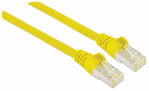 Intellinet Patchkabel Cat6a-stekker/Cat7-Rohkabel 10m geel, afbeelding 2