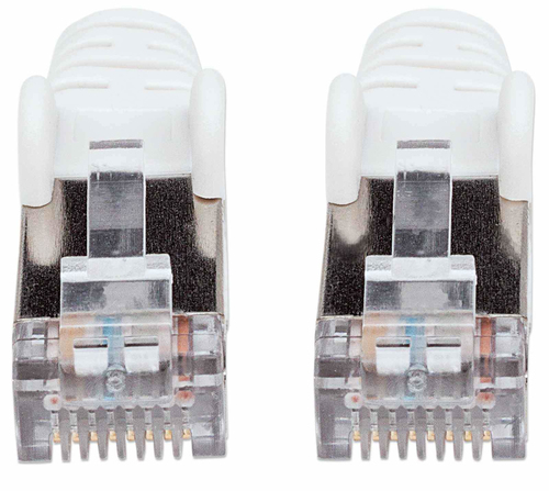 Intellinet Patchkabel Cat6a-stekker/Cat7-Rohkabel 0,5m wit, afbeelding 3