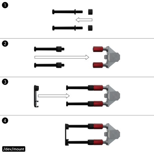 PATCHBOX PBCSX24K accesorio de bastidor Panel de gestión de cables