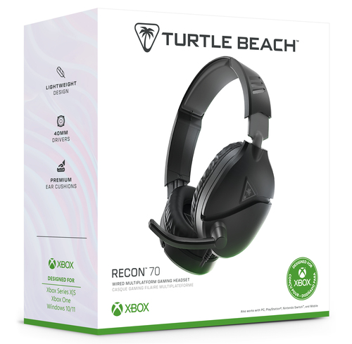Turtle Beach Ear Force Recon 70X Black (2024) gaming headset – Foto 9 van 10