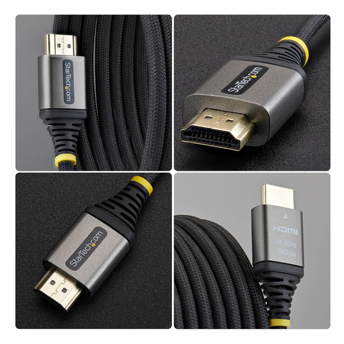 StarTech.com HDMI2-FLEX-4K60-1M HDMI -> HDMI 1m – billede 3