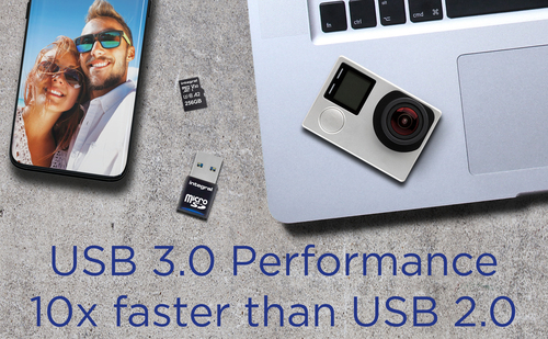 Integral USB3.0 CARDREADER SINGLE SLOT MSD A2 R-180 W-130 MBS ETAIL – image 1