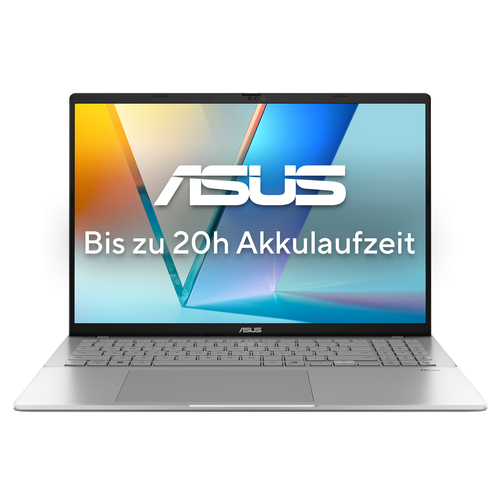 ASUS Vivobook S16 S3607CA-SH070W Intel Core Ultra 7 255H Ноутбук 40,6 cm (16") WUXGA 16 GB DDR5-SDRAM 1 TB Твердотельный накопитель (SSD) Wi-Fi 6 (802.11ax) Windows 11 Home Серебристый QWERTZ Немецкий