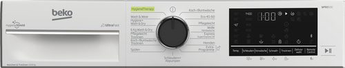Beko B3DFT510442W washer dryer Freestanding Front-load Black, White – image 5