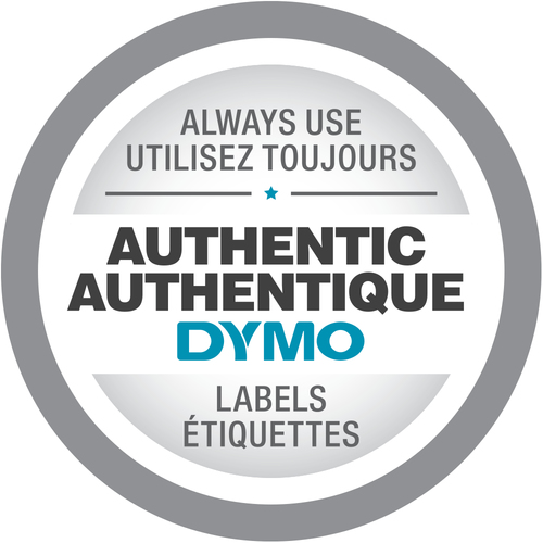 Dymo S0898150 White on Red Embossing Tape - image 2