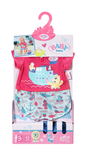 BABY born Bath Pyjamas with Shoes Doll clothes set