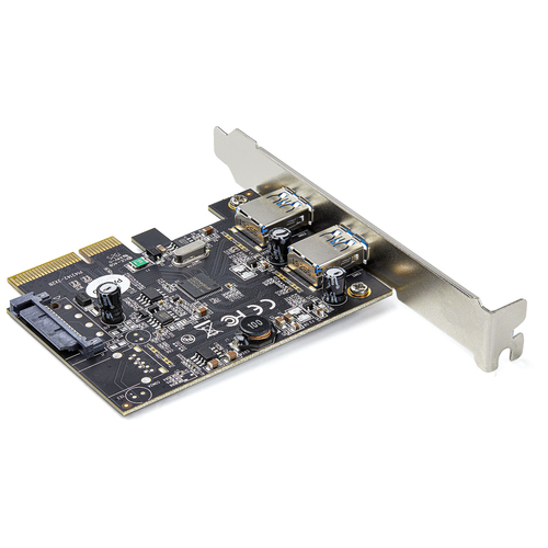 StarTech.com 2-Port USB PCIe Kaart met 10Gbpspoort - USB 3.13.2 Gen 2 Type-A PCI Express 3.0 x2 Host Controller Kaart, afbeelding 2