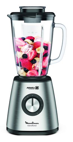 Moulinex LM439D10 licuadora 1,25 L Batidora de vaso 800 W Acero inoxidable