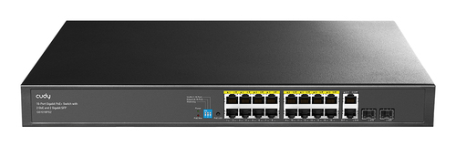 Cudy 16-GbE PoE+ Switch with 2 Uplink GbE and 2 Uplink SFP