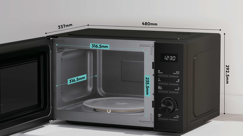 Candy CMW523SDB Black Solo microwave Countertop – image 7