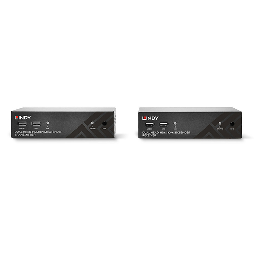 Lindy 100m Cat.6 Dual Head HDMI, USB & RS232 Extender, afbeelding 3
