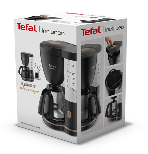 Tefal CM5338 Koffiefilter apparaat Zwart, afbeelding 10